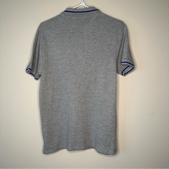 INC Men’s Grey Short Sleeves Polo Shirt Medium - Picture 2 of 10
